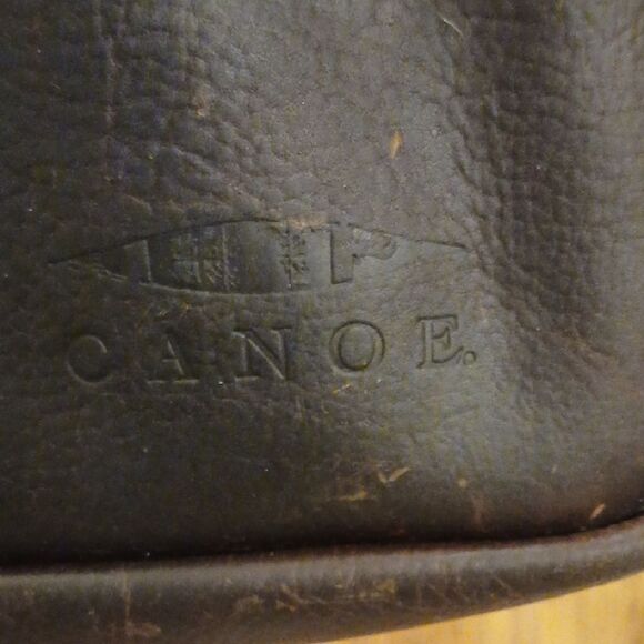 Brown Suede Crossbody Bag with Metal Ring Closure - Picture 11 of 11